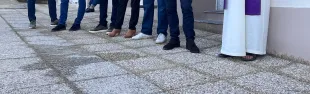 Immagine riapertura cimitero di Quarate
