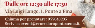 Locandina Festa di Natale Croce d'Oro Ponte a Ema 2024