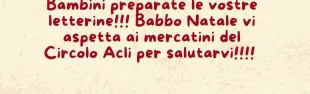 Locandina Mercatino Natale Acli Grassina 
