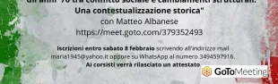Locandina Dalla Liberazione alla Costituzione 2025