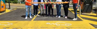Immagine inaugurazione colonnina ultrafast Ewiva 2025