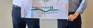 Immagine del sindaco Francesco Pignotti con l'assessore Francesco Conti