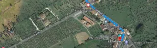 Immagine della cartina progettuale del Marciapiede Verde Meoste-Via del Carota
