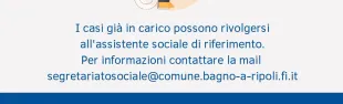 Locandina chiusura Punto insieme e segretariato sociale