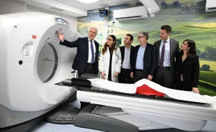 Immagine sopralluogo istituzioni Radioterapia Osma 2025