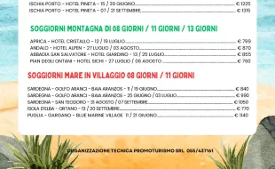 Immagine brochure Vacanze insieme 2025
