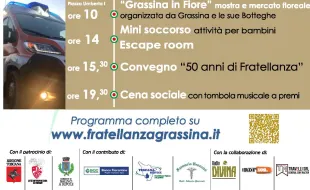 Immagine Programma Festa 50 anni Fratellanza Popolare Grassina 