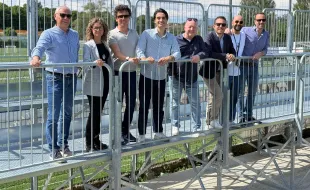 Immagine nuova tribuna stadio Pazzagli