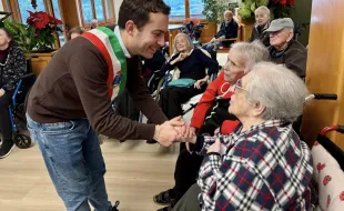 Il saluto del sindaco Pignotti agli anziani delle Rsa - 2025