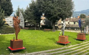 Donna in cammino - Alberto Inglesi