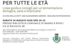 Locandina Educazione alimentare