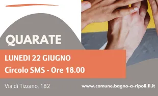 Locandina Di Frazione in frazione - Quarate