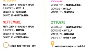 Banchino del sindaco Calendario complessivo 2026