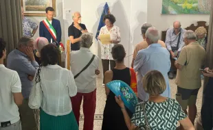 Il sindaco accoglie l'arte - Piero Gensini - inaugurazione