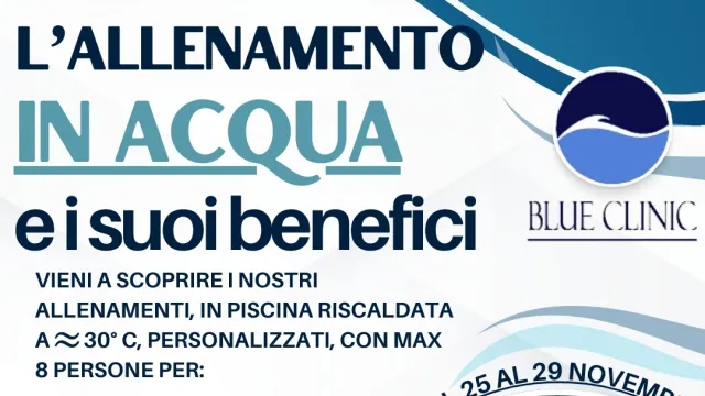 Immagine locandina Settimana dell'allenamento Blue Clinic