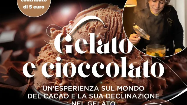 Locandina iniziativa Gelato e Cioccolato - Casa del popolo Grassina 