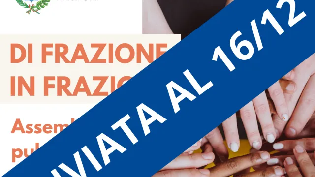 Locandina Di Frazione in Frazione - Ponte a Niccheri RINVIATA