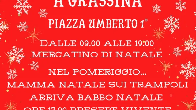 Locandina Mercatino di Natale CCN Grassina 2024