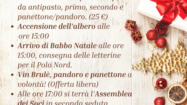 Locandina Festa di Natale Croce d'Oro Ponte a Ema 2024