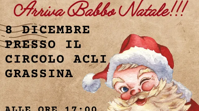 Locandina Mercatino Natale Acli Grassina 