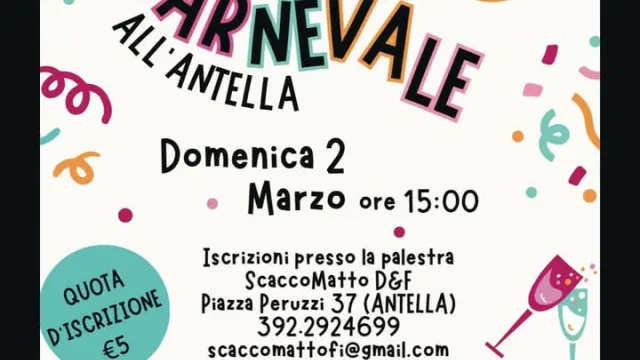 Immagine Locandina Carnevale Antella 2025