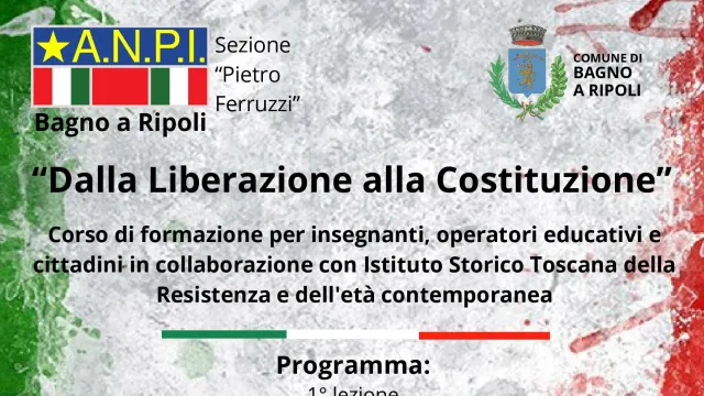 Locandina Dalla Liberazione alla Costituzione 2025