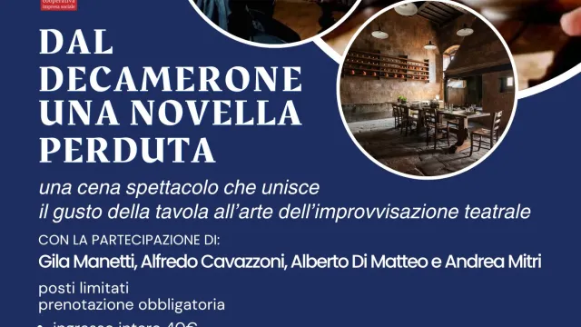 Immagine Locandina Cena Boccaccesca Bigallo 2025
