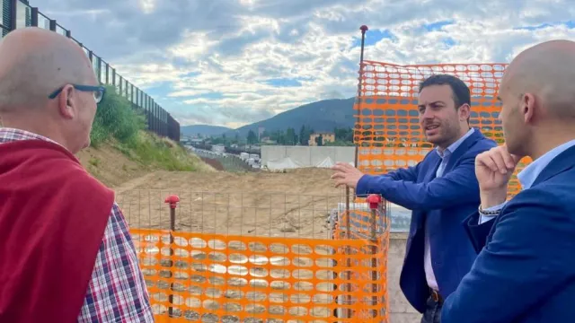 Immagine di sopralluogo su cantiere terza corsia 