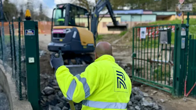Immagine lavori di stombamento scuola Masi Bubè Grassina