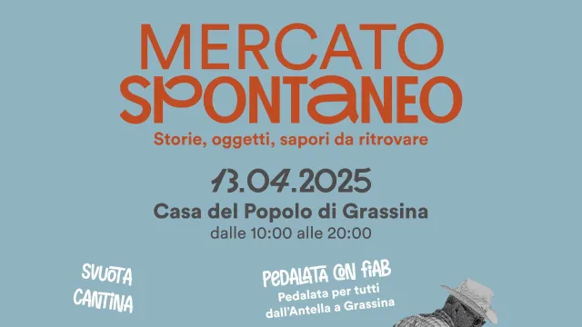 Locandina mercato spontaneo Grassina 2025
