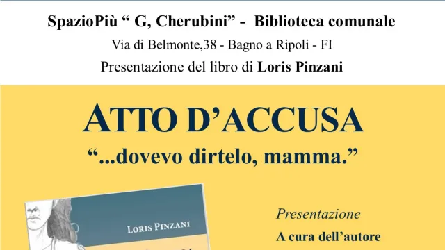 Immagine di Locandina presentazione Atto d'accusa - 2025