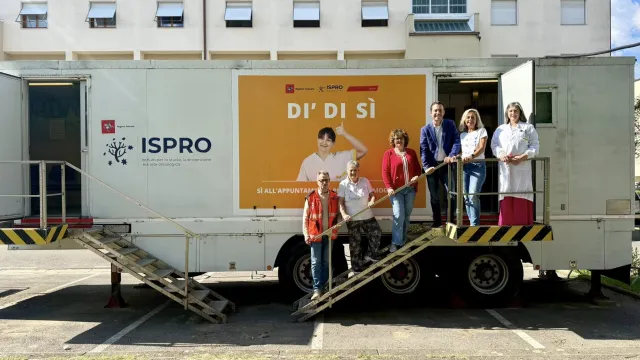 Immagine visita Unità mobile Ispro 2025