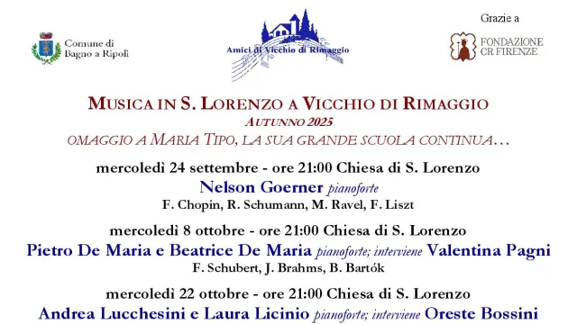 Locandina Stagione Autunnale Amici di Vicchio di Rimaggio