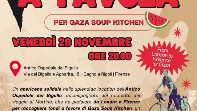 Immagine di locandina A tavola per Gaza