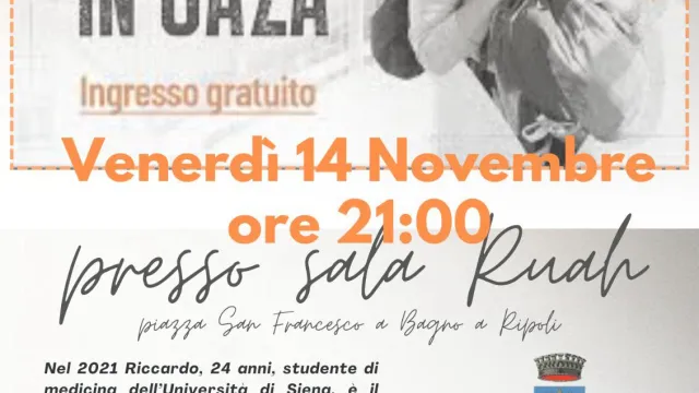 Locandina "Erasmus in Gaza"