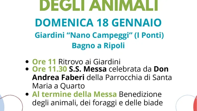 Benedizione animali 2026