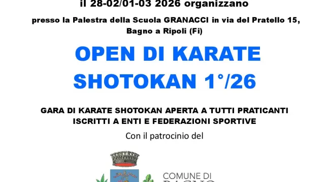 Immagine locandina open day Karate