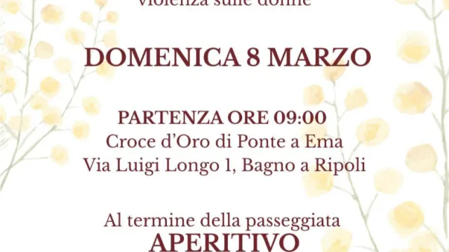 Locandina Passeggiata 8 marzo