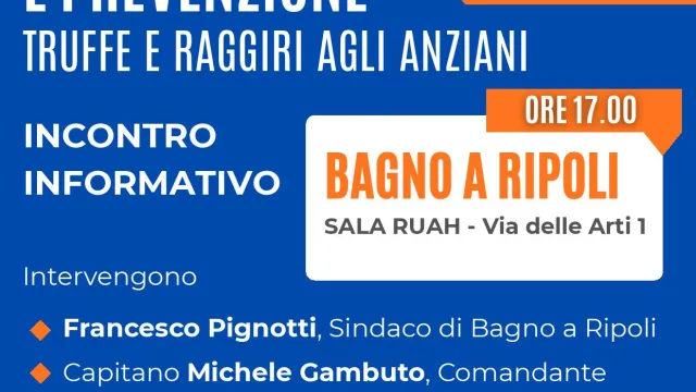 Locandina incontro sicurezza e prevenzione