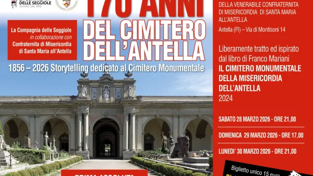 Locandina spettacolo Cimitero Antella