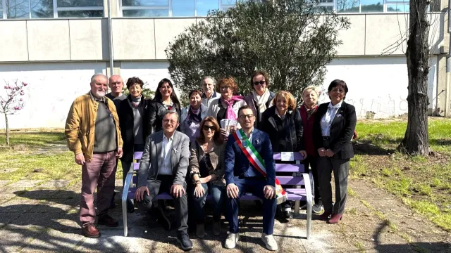 Inaugurazione panchina lilla 2026