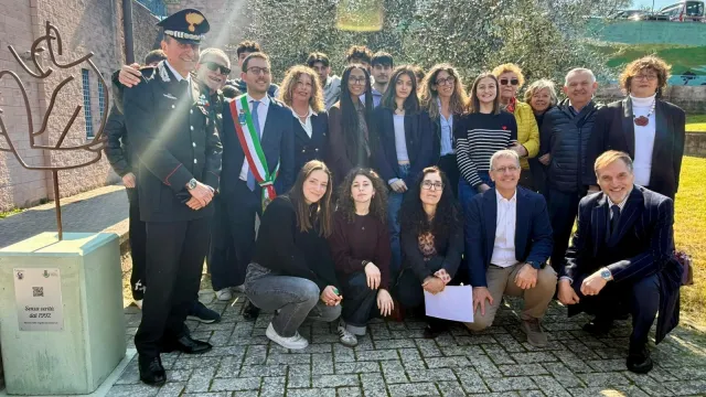 Immagine inaugurazione Percorso della Legalità