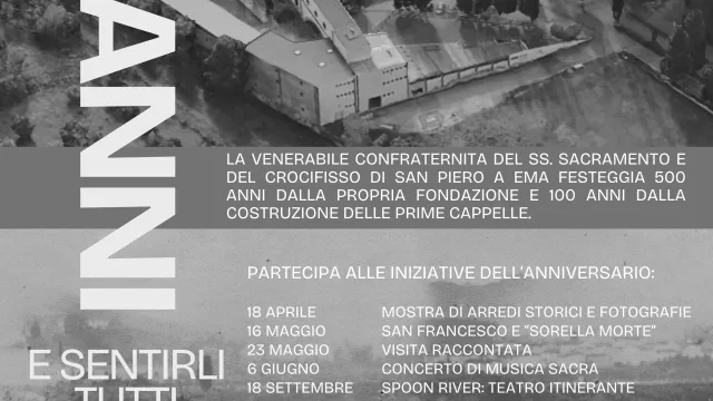 Locandina 500 anni e sentirli tutti