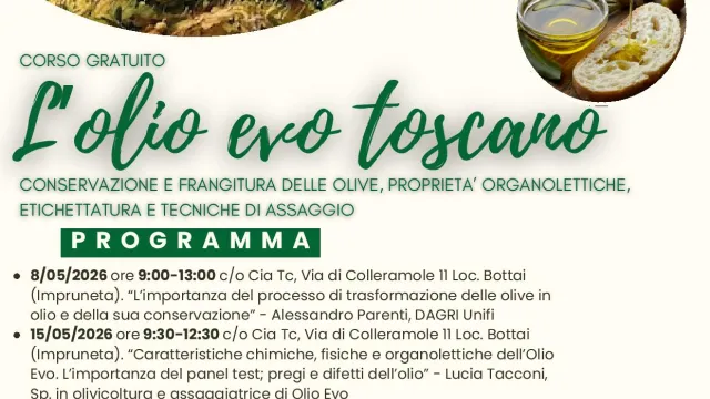 Locandina Corso olio evo 2026