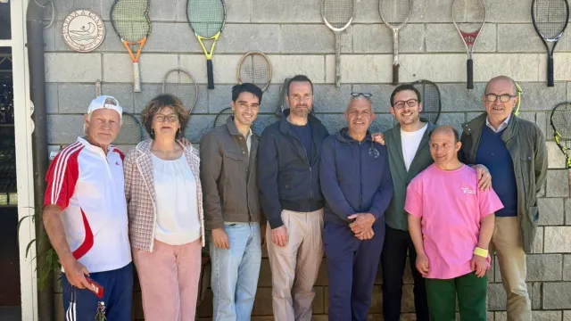 In foto da sin Renzo Borghini (Marina di Candeli), gli assessori Sandra Baragli, Corso Petruzzi e Francesco Conti, Luigi Del Carlo (presidente circolo Marina di Candeli), il sindaco Pignotti, Lorenzo Forzieri (Marina di Candeli) e l'assessore Frezzi