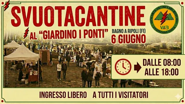 Locandina Svuotacantine Bagno a Ripoli giugno 2026