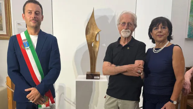Il sindaco accoglie l'arte - Piero Gensini - inaugurazione