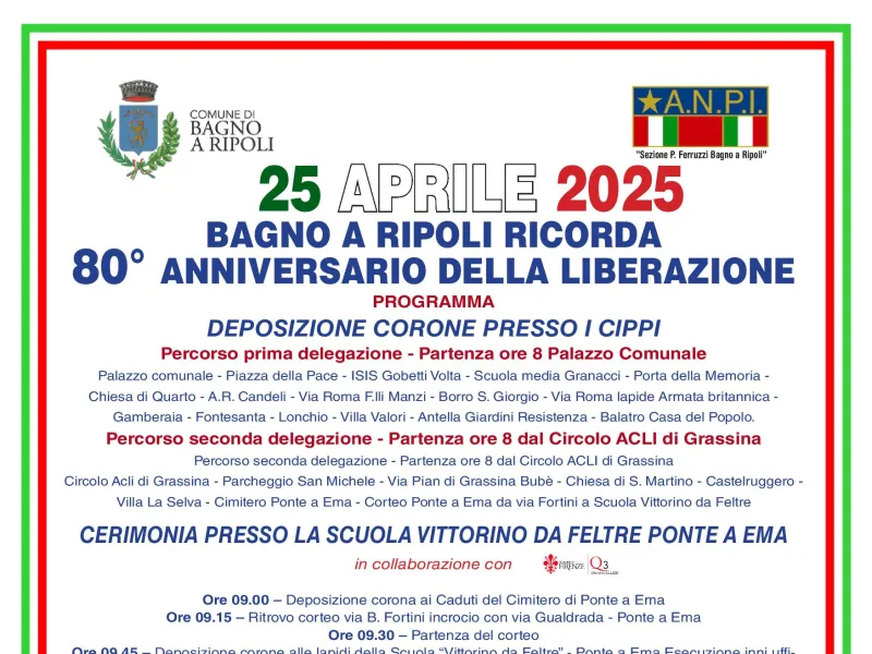 Immagine locandina 25 Aprile 2025