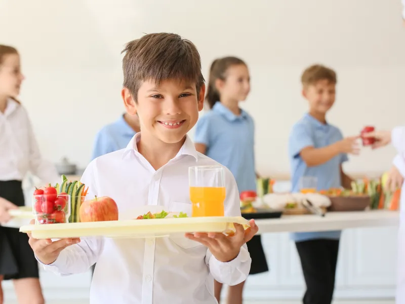 Immagine generica di mensa scolastica