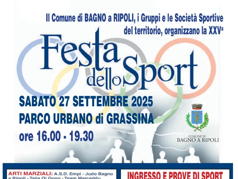 Festa dello sport - immagine locandina 2025